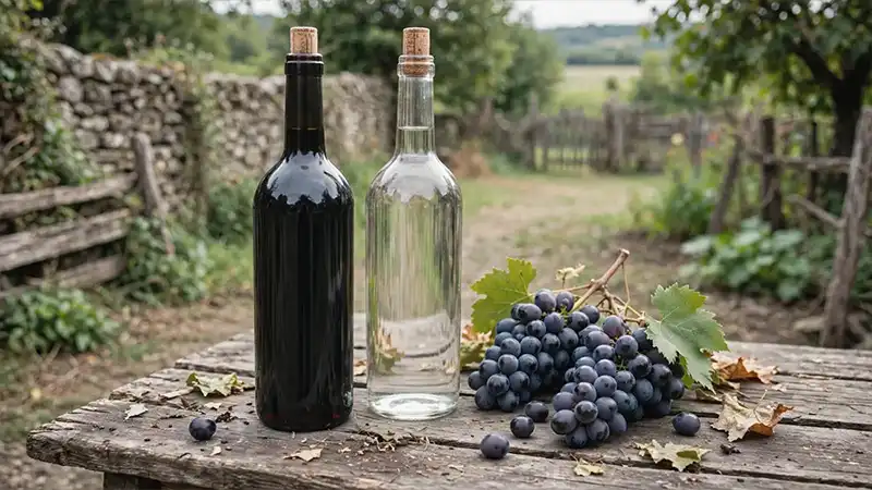 Dvije boce vina kao poklon za slavu